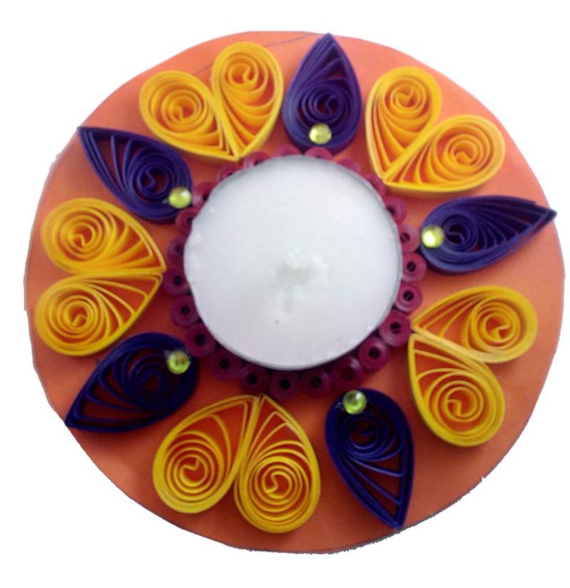 Diy Diwali Crafts Decorations And Rangoli Ideas Decorative Diyas Using Wate Cd 39 S 4