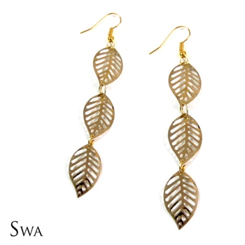 3 Leaf earrings