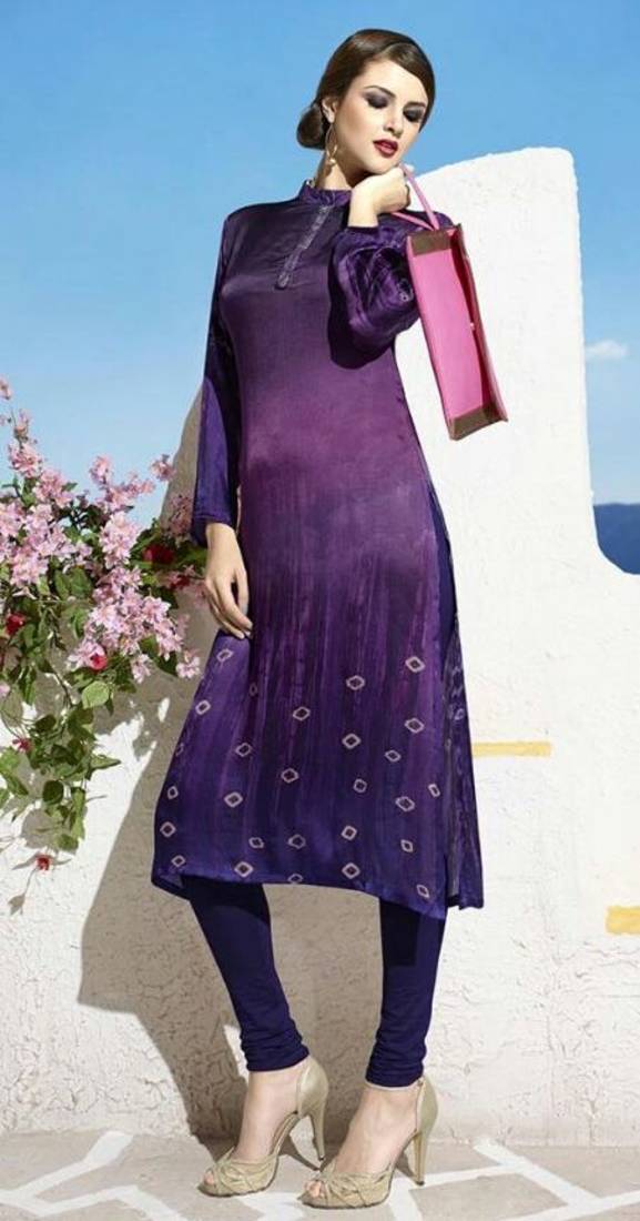 Buy Multicolor printed Crepe kurti Online