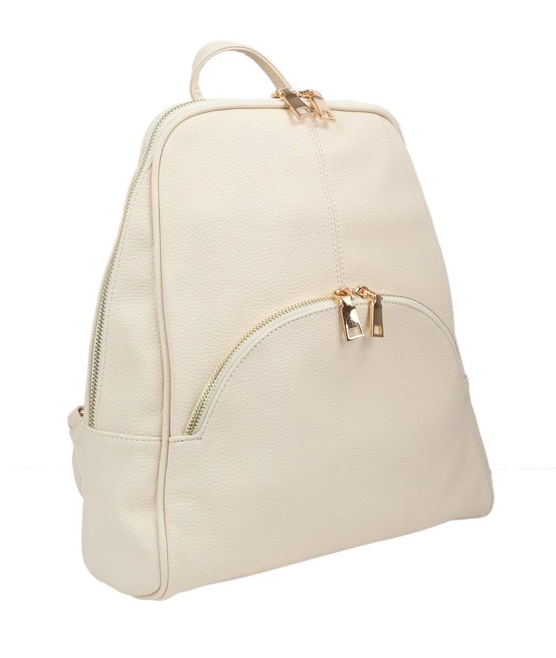 Buy White plain backpacks Online