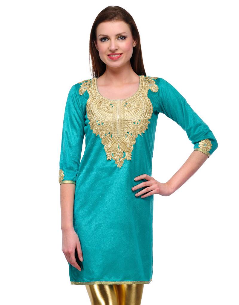 buy new party wear turquius velvet fabric kurti online velvet cloth frock design