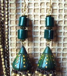 Long Terracotta Jhumkis