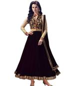 Buy Black net embroidered semistitched salwar with dupatta black-net-embroidered-semistitched-salwar-with-dupatta-anarkali-salwar-kameez online