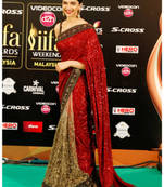 Buy DEEPIKA IIFA RED embroidered georgette saree with blouse deepika-iifa-red-embroidered-georgette-saree-with-blouse-deepika-padukone-saree online