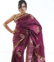 Buy Wine-Cut Saree online, Buy Sarees online