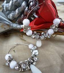 Pure white light jhumki