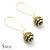 Mughal Pattern Enamelwork bead Earrings