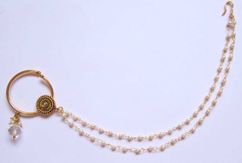 Bridal Nose Ring Designs In Gold Bridal Nose Ring Designs In Gold