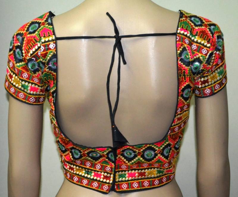 Buy Black kutch Embroidery Blouse Online